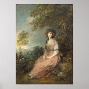 Pôster Sra. Richard Brinsley Sheridan, 1785 - 87