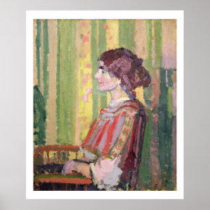 Pôster Sra. Robert Bevan, c.1913 (óleo em canvas)