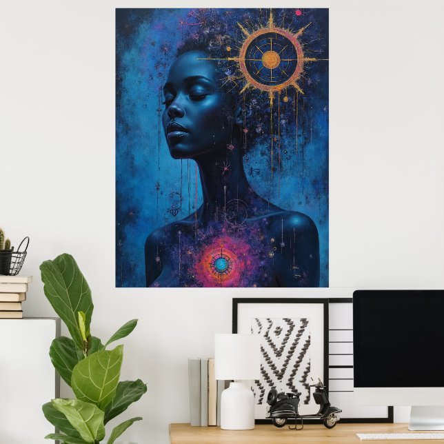 Poster Sra. Tarot (Escritório em casa)