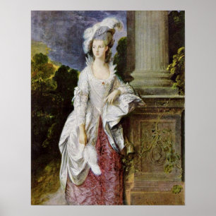 Pôster Sra. Thomas Graham por Thomas Gainsborough