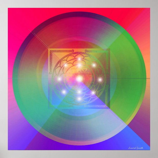 Pôster Sri Chakra Yantra (Frente)