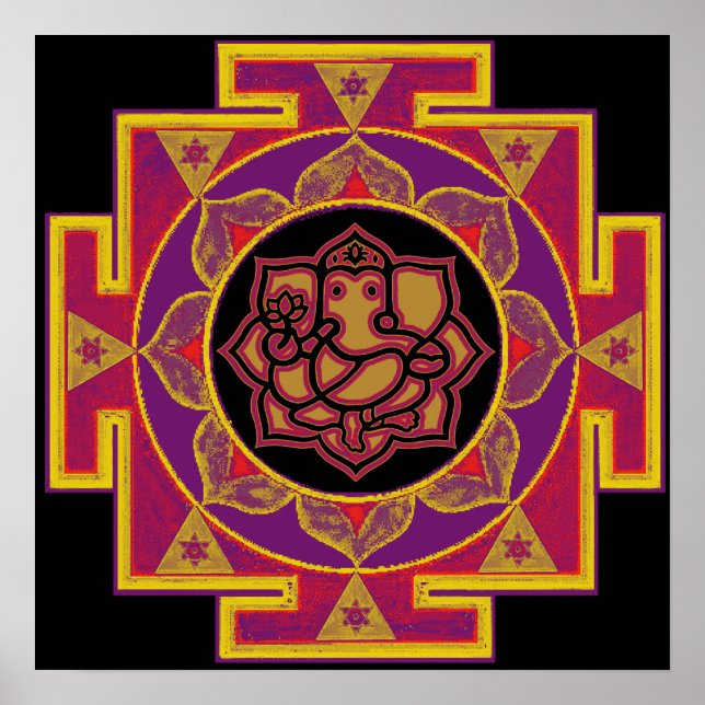 Poster Sri Ganesh Yantra (Frente)