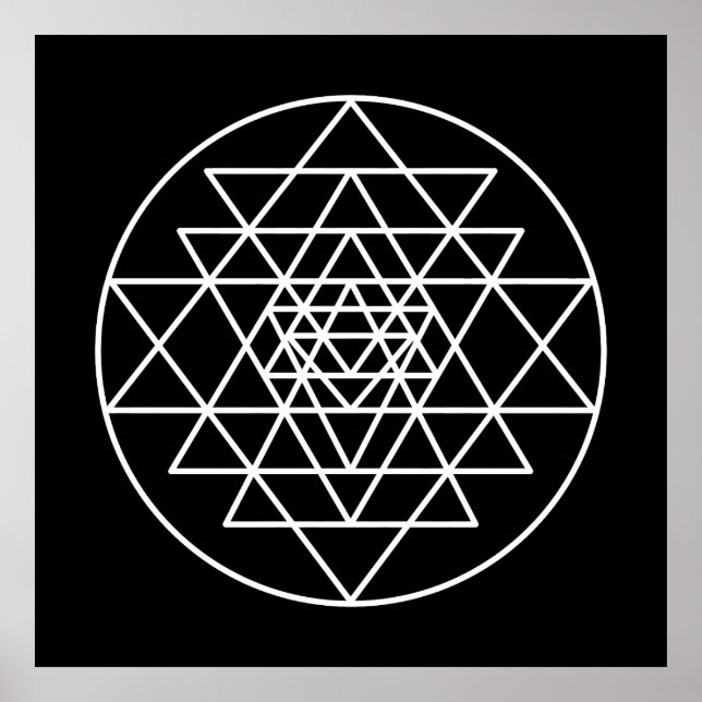 Poster Sri Yantra (Frente)