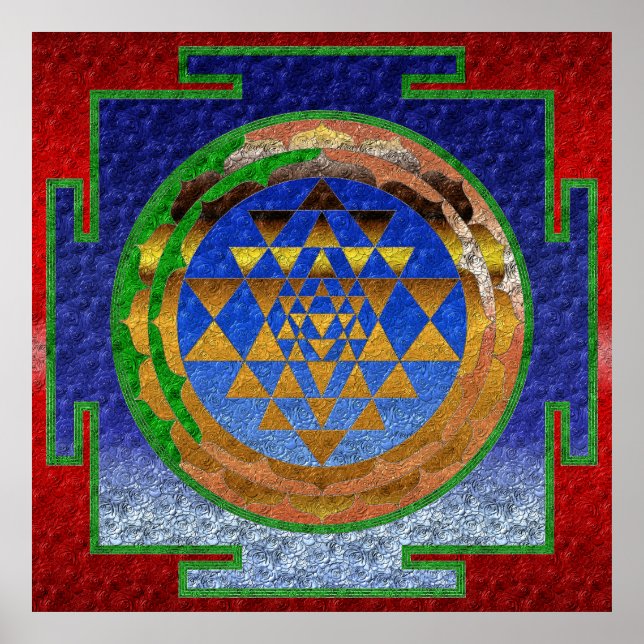 Poster Sri Yantra (Frente)