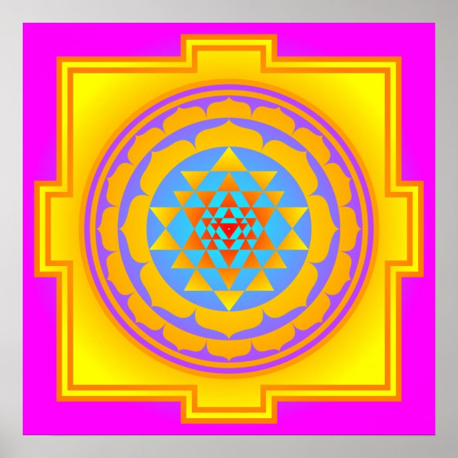 Pôster Sri Yantra (Frente)