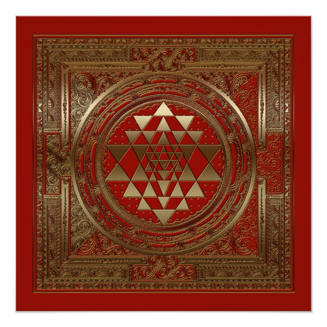 Pôster Sri Yantra - Poster (Frente)