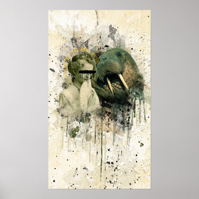 Poster Srta. Anonymous e Reverendo Walrus (Frente)