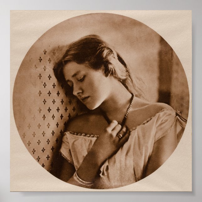 Poster Srta. Ellen Terry, Julia Margaret Cameron (Frente)