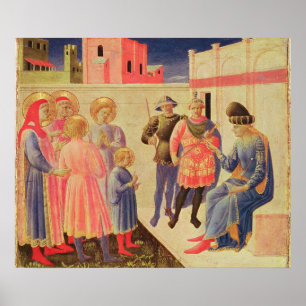 Pôster SS. Cosmas e Damian antes de Diocletian