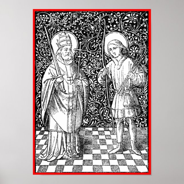 Poster SS. Fabian & Sebastian (BG 01) (Frente)