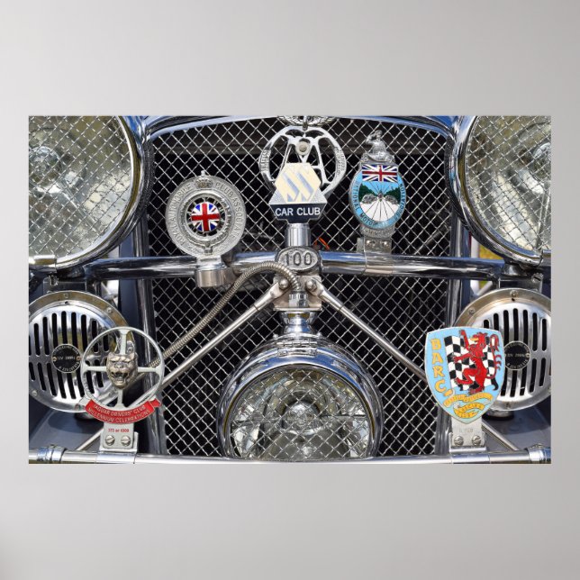 Poster SS Jaguar 100. (Frente)