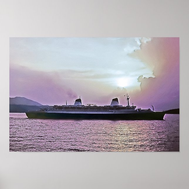 Poster SS Noruega ex SS França (Frente)