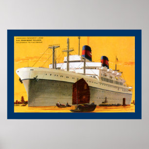 Poster ss Presidente Wilson