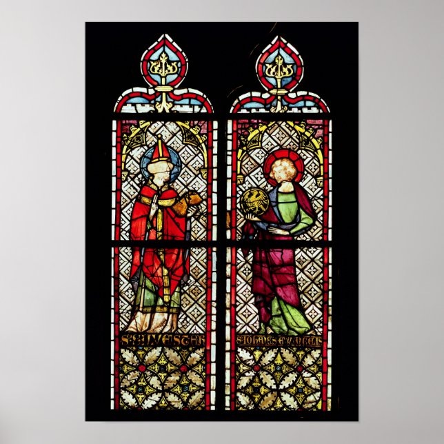 Poster SS. Sylvester e John o Evangelista (Frente)