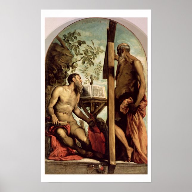 Poster St. Andrew and St. Jerome (Frente)