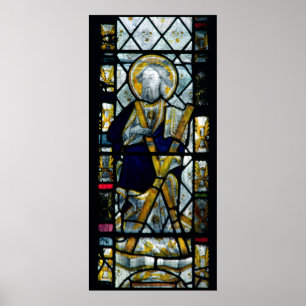 Pôster St Andrew com a cruz de Saltire, britânica
