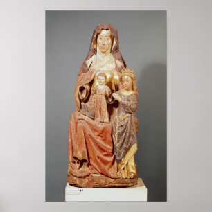 Pôster St. Anne, the Virgin and Child,