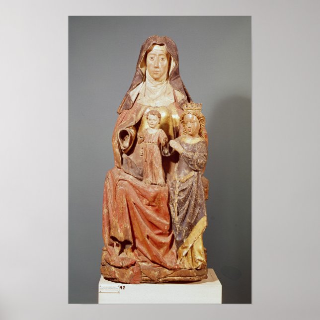 Pôster St. Anne, the Virgin and Child, (Frente)