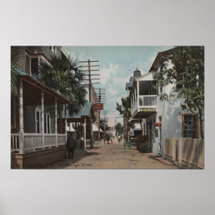 Pôster St Augustine, Florida - vista de St. 2 de St