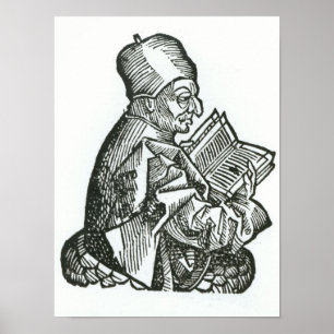 Pôster St. Bede 'de Liber Chronicarum