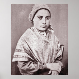 Pôster St. Bernadette Soubirous
