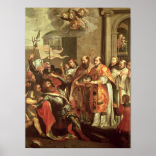 Pôster St Bernard de Clairvaux e de duque de William X