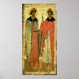 Pôster St. Boris and St. Gleb, Moscow