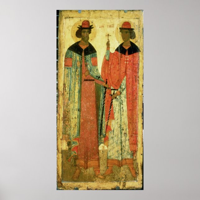 Pôster St. Boris and St. Gleb, Moscow (Frente)