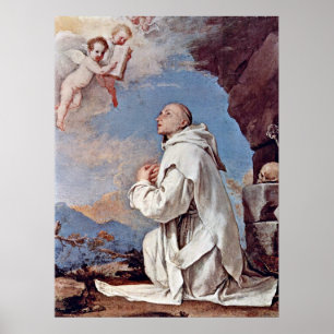 Poster St. Bruno o cartuxo por Jusepe de Ribera