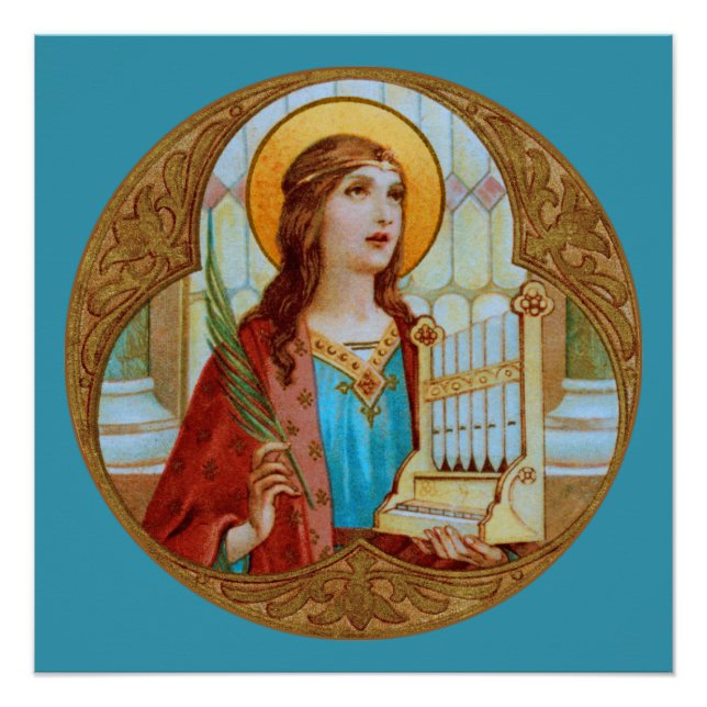 Pôster St. Cecília de Roma (BK 003) (Frente)