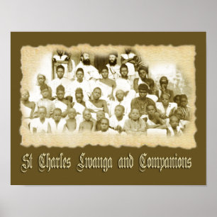 PÔSTER ST CHARLES LWANGA E COMPANHEIROS