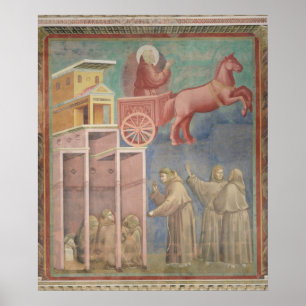 Pôster St. Francis Appears to His Companions