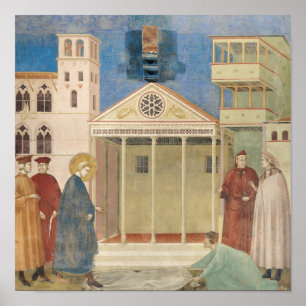 Pôster St. Francis Honoured by a Simple Man, 1297-99