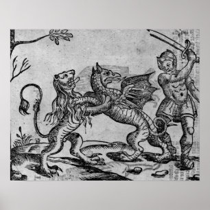 Pôster St George e o dragão