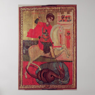 Poster St George e o dragão, 1667