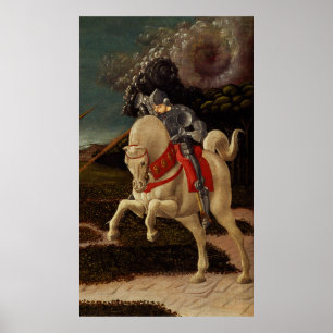 Poster St George e o dragão (detalhe), c.1470