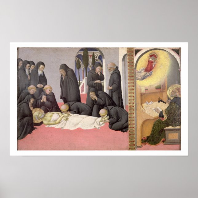 Poster St. Jerome appearing to St. Cyril of Jerusalem, 14 (Frente)