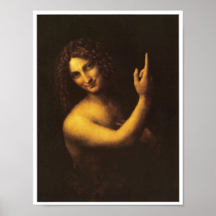 Pôster St John o baptista, Leonardo da Vinci, 1509