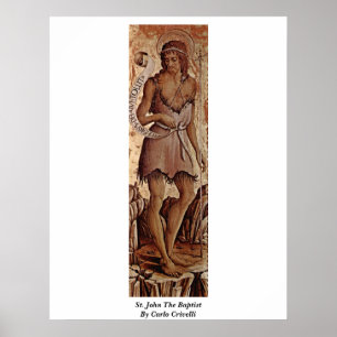 Poster St John o baptista por Carlo Crivelli