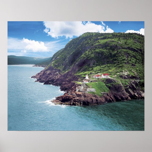 Pôster St. John's, Terra Nova e Labrador, Canadá, Forte h (Frente)