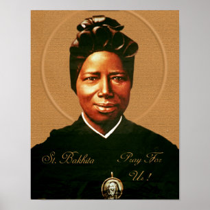 Pôster St. Josephine Bakhita.