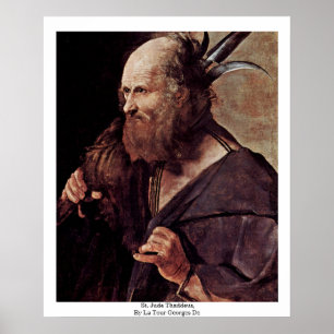 Poster St. Jude Thaddeus, pela excursão Georges De do La