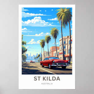 Poster St Kilda Australia Travel Print