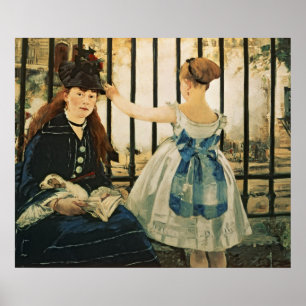 Poster St. Lazare de Manet   Gare, 1872-3