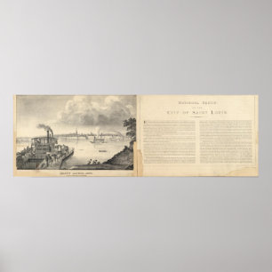 Poster St Louis, 1832