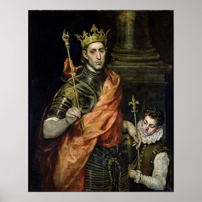 Poster St. Louis  and his Page, c.1585-90 (Frente)