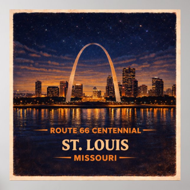 Poster St. Louis Missouri Centennial (Frente)