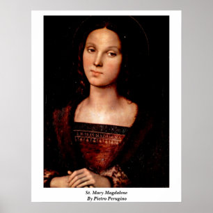 Pôster St Mary Magdalene por Pietro Perugino