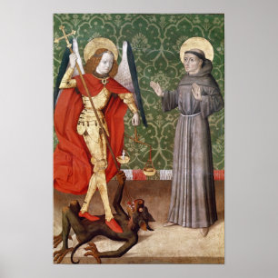 Poster St Michael e St Francis de Assisi, c.1480