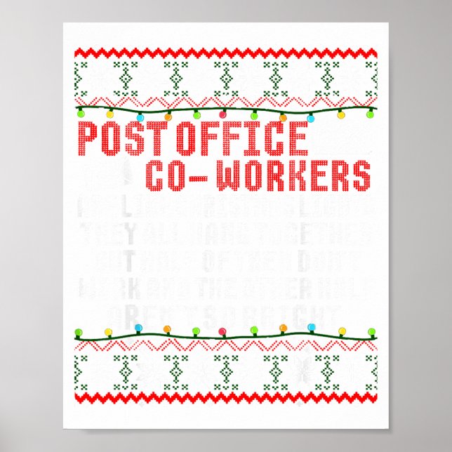 Poster St Office Co Workers Are Like Christmas Lights The (Frente)